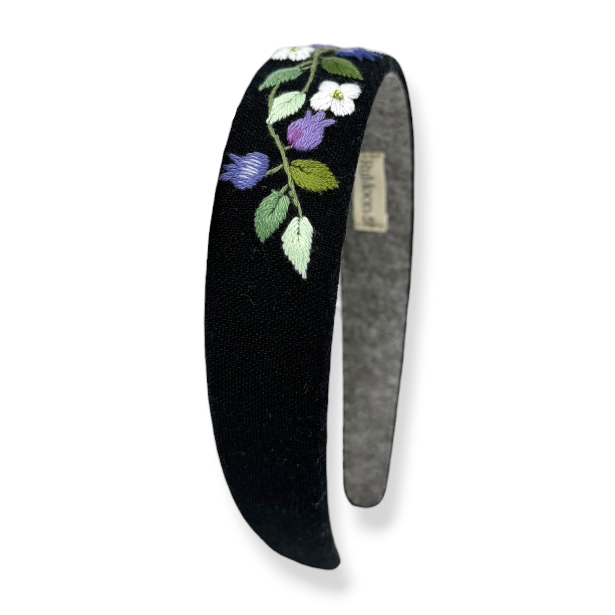 Bellflower Meadow Embroidered Headband