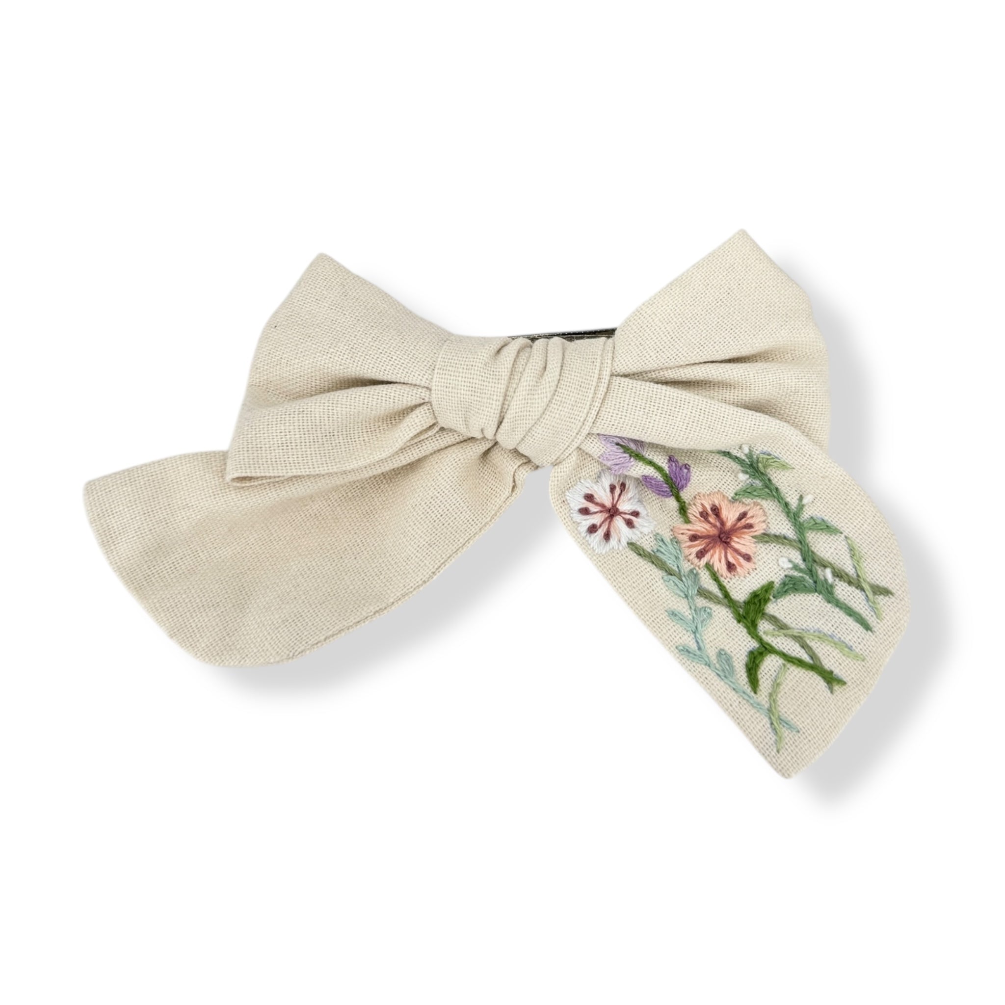 Sunlit Beige Hairbow