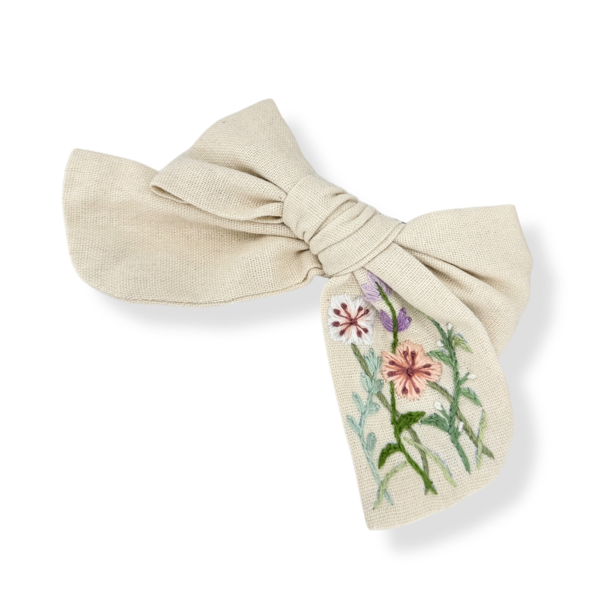 Sunlit Beige Hairbow