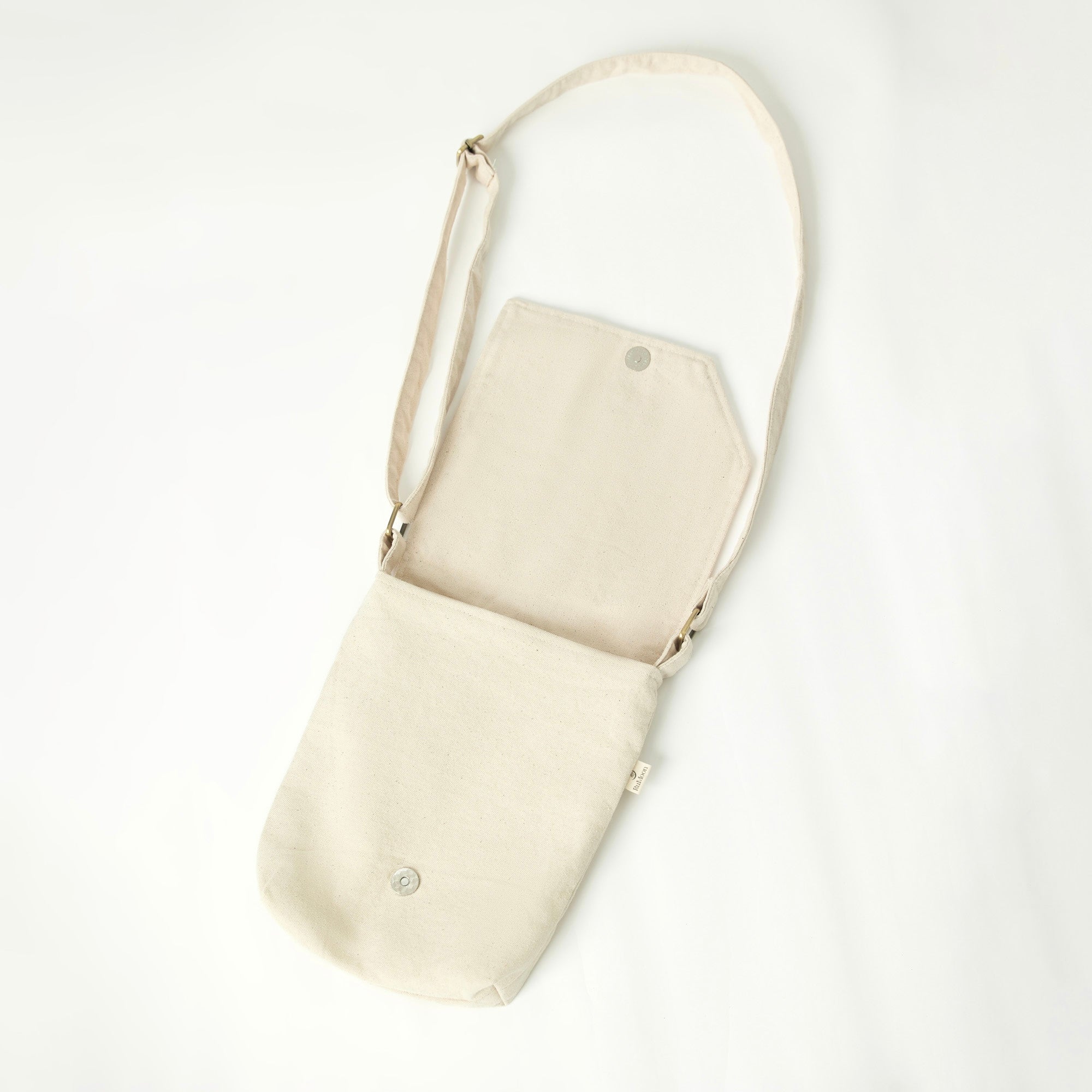Embroidery Daisy Crossbody White Bag