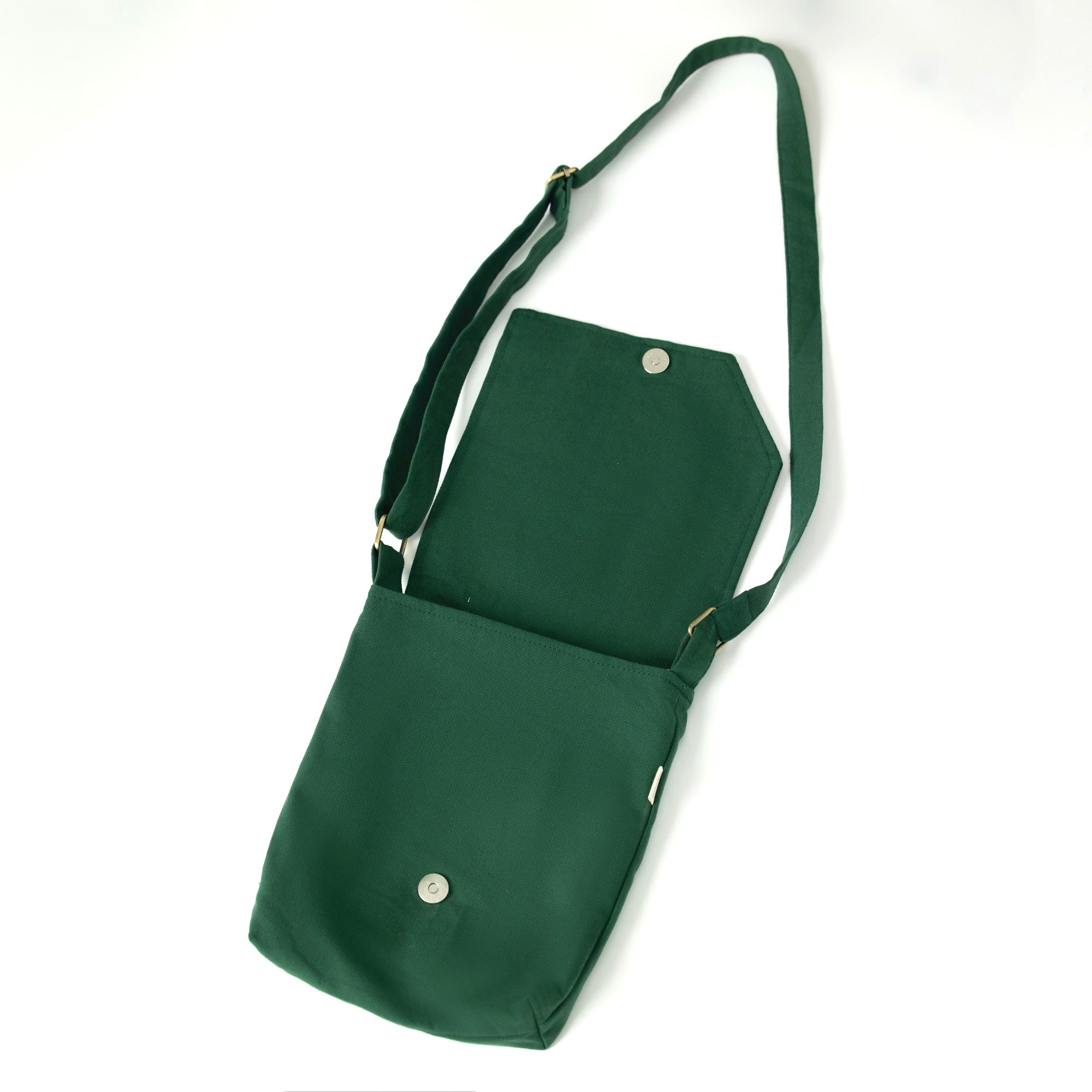 Embroidery Daisy Crossbody Green Bag