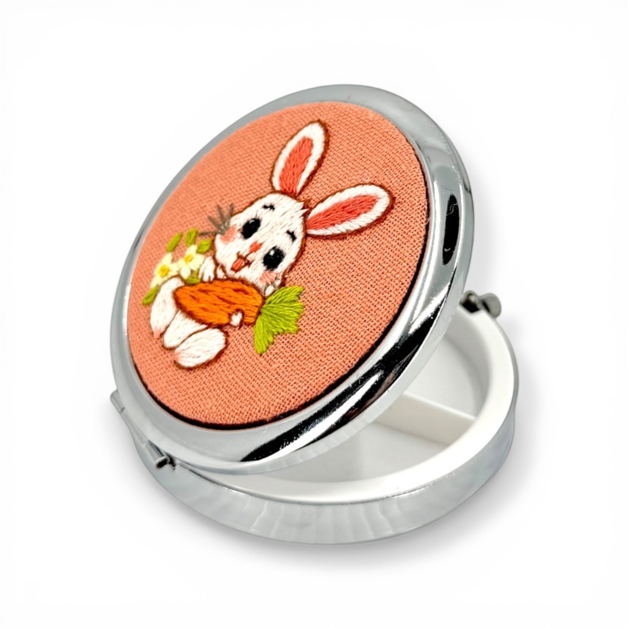 Flower Bunny Compact Pocket Container