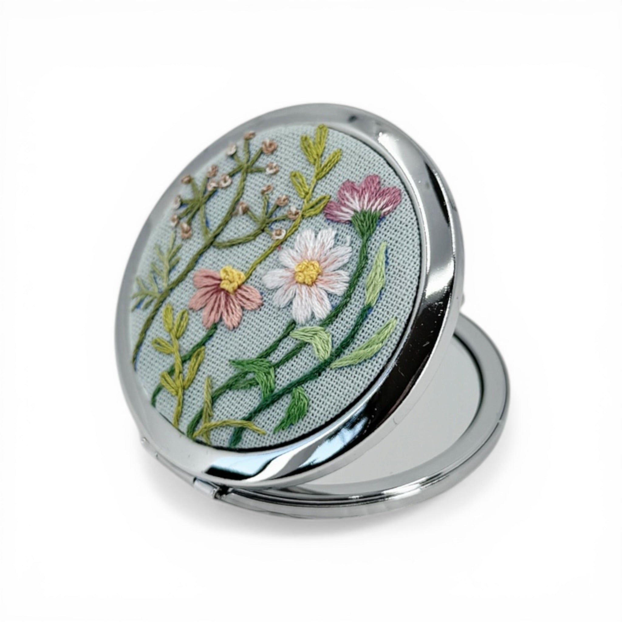 Wildflower Meadow Compact Pocket Mirror