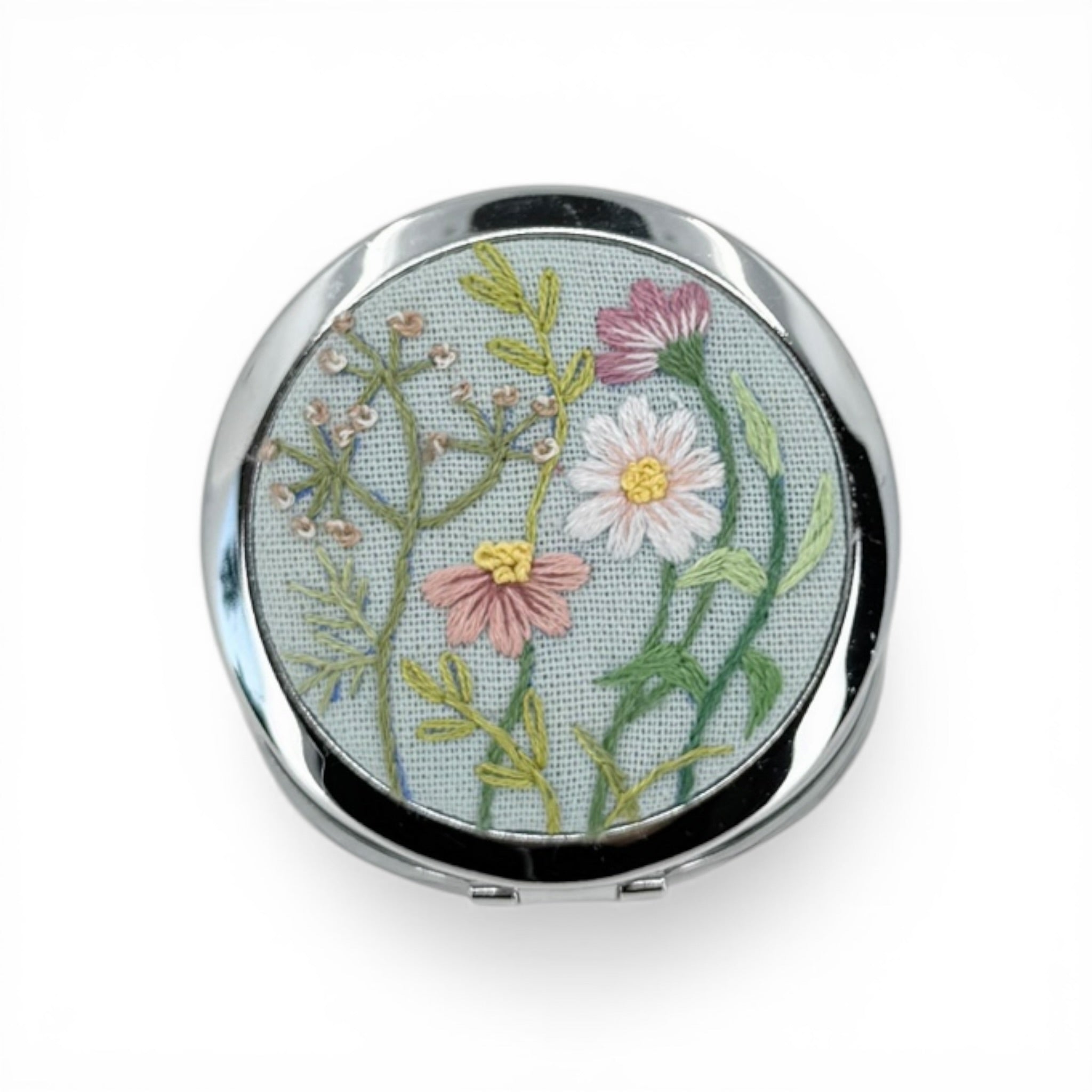 Wildflower Meadow Compact Pocket Mirror
