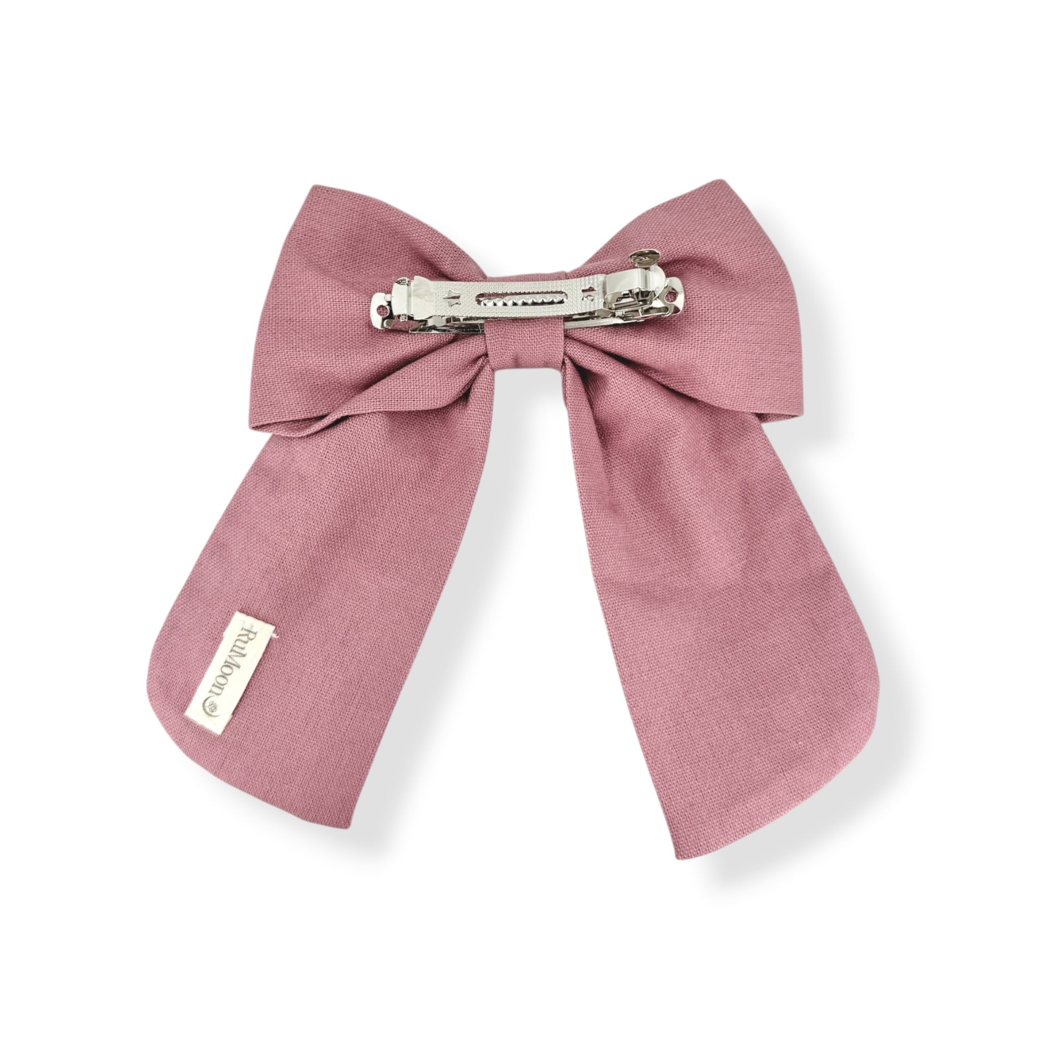 Rosewood Floral Embroidered Hair Barrette