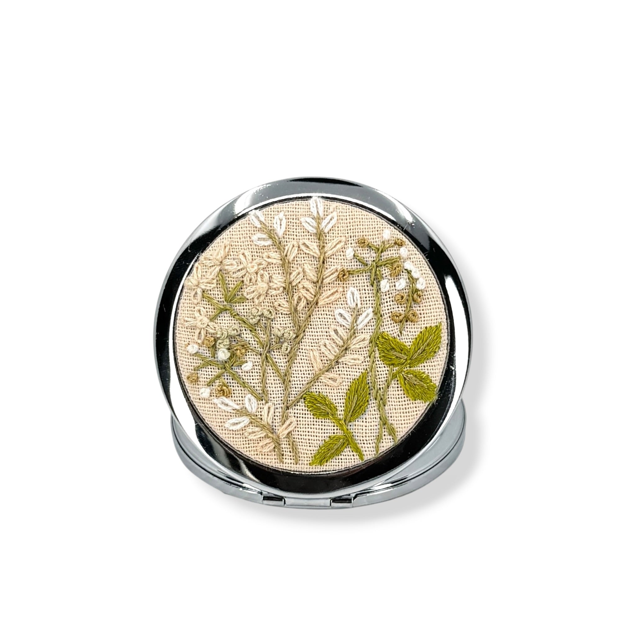 Blush Pink Compact Pocket Mirror