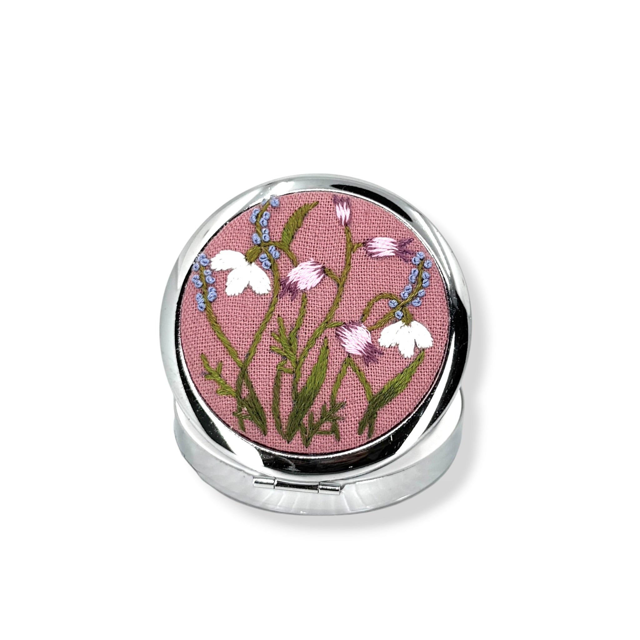 Little Lily Rosewood Purple Compact Pocket Jewelry Case