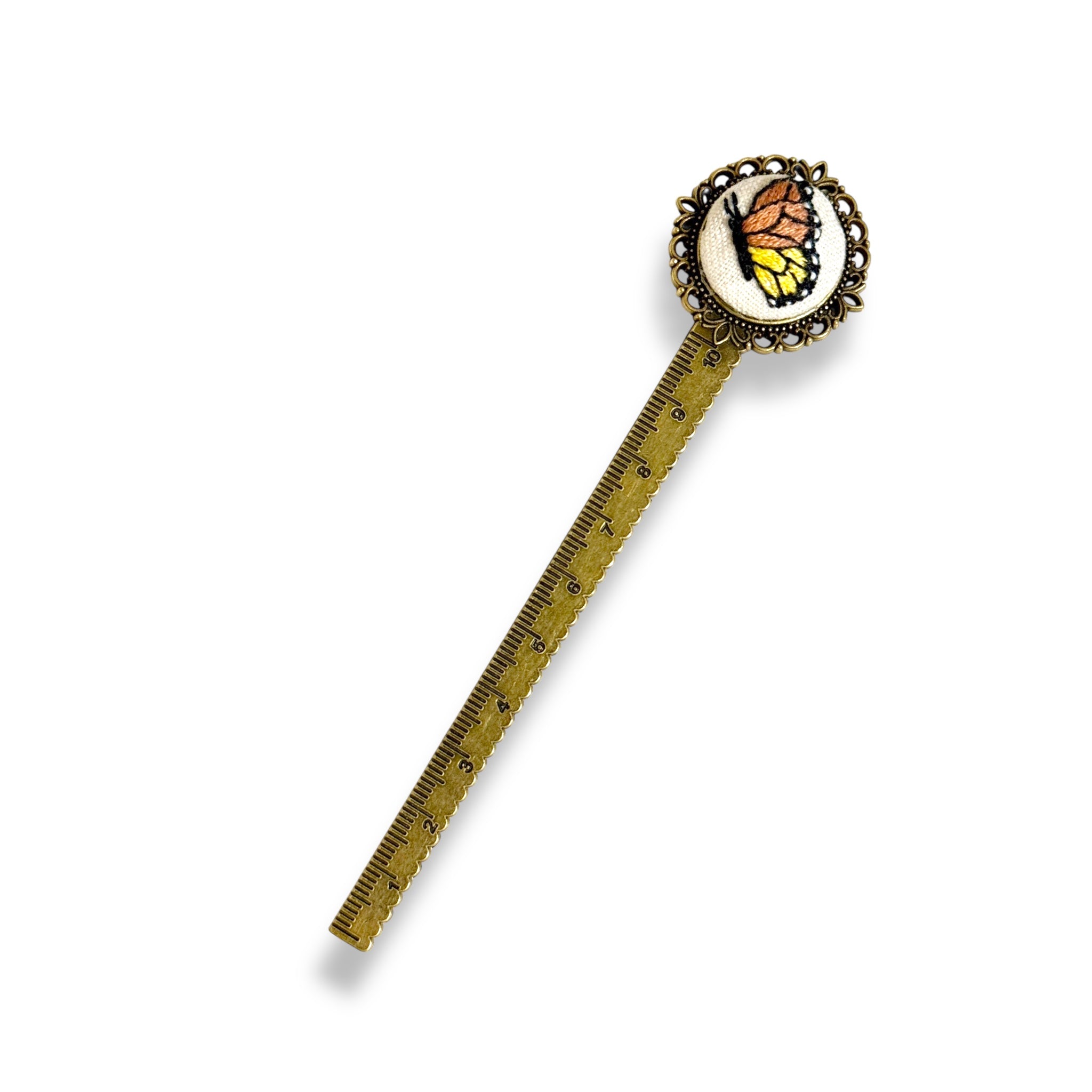 Butterfly Embroidered Bookmark