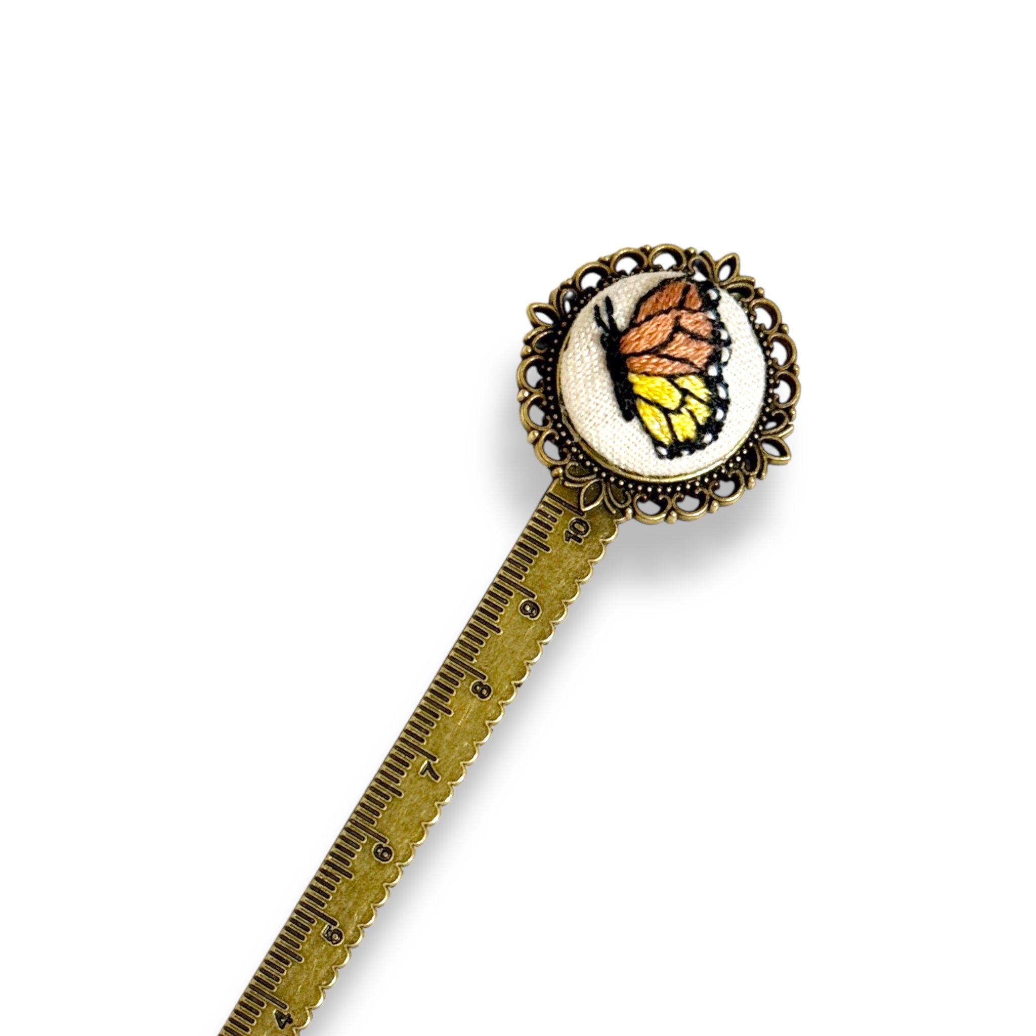 Butterfly Embroidered Bookmark
