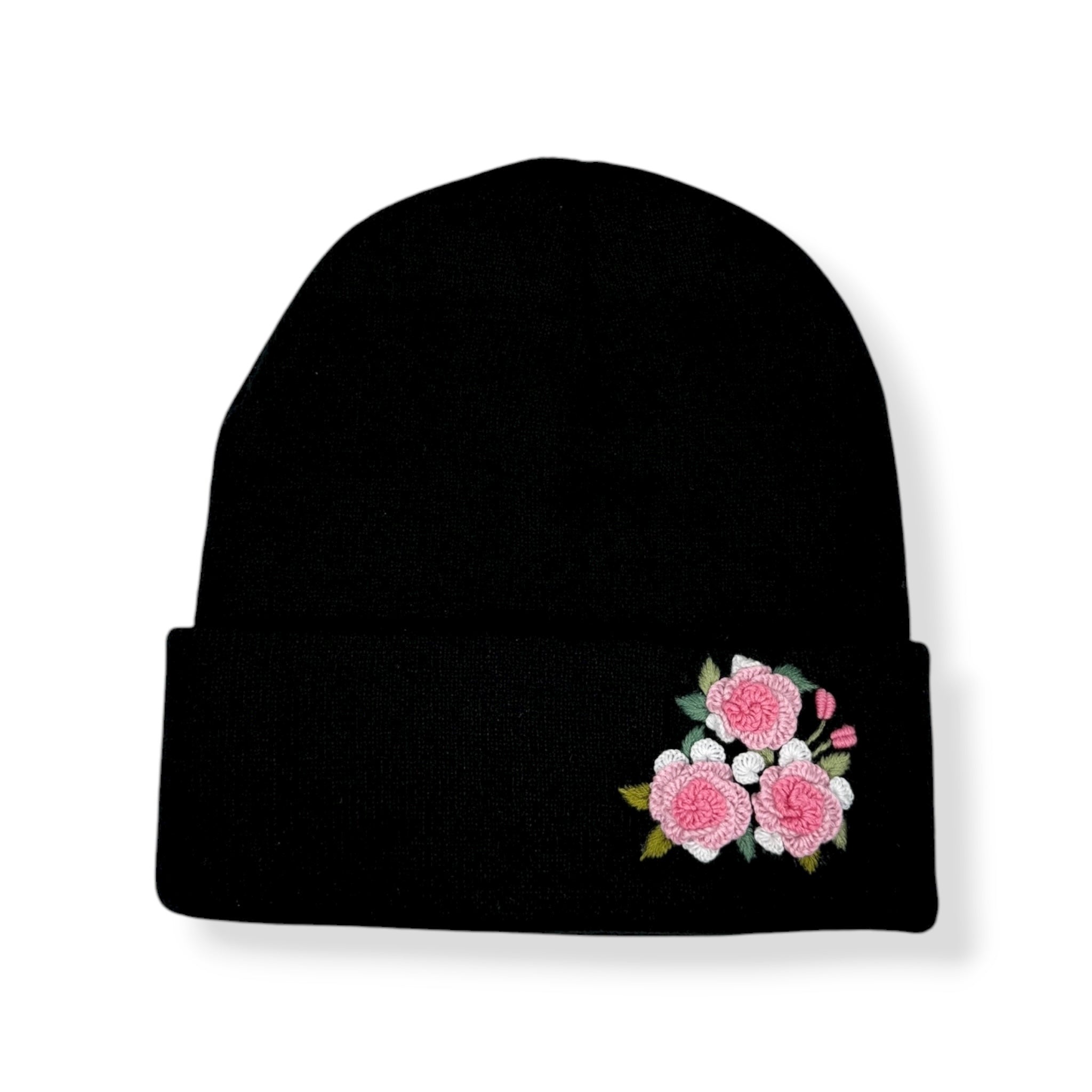 Rosies Black Beanie