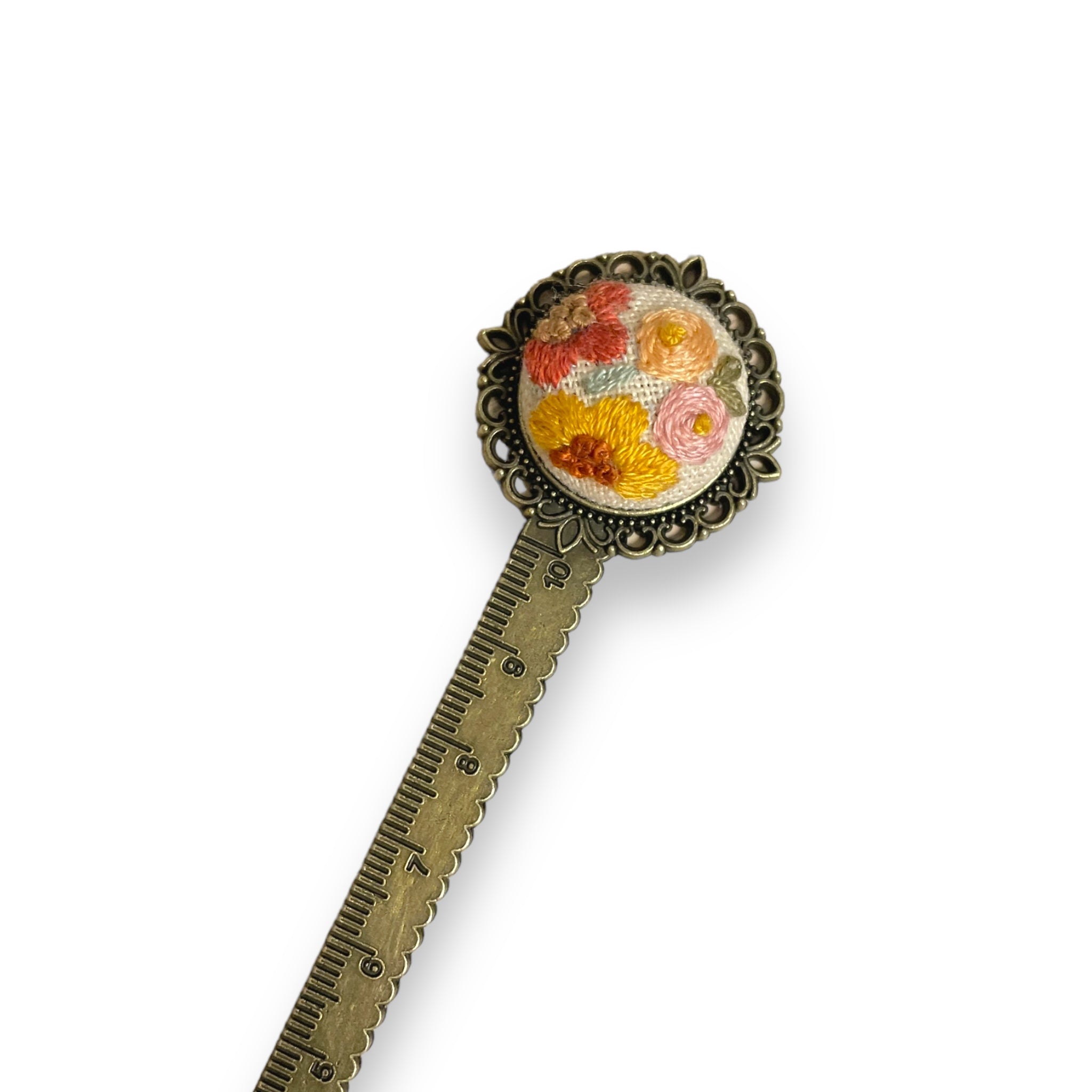 Wildflower Meadow Embroidered Bookmark