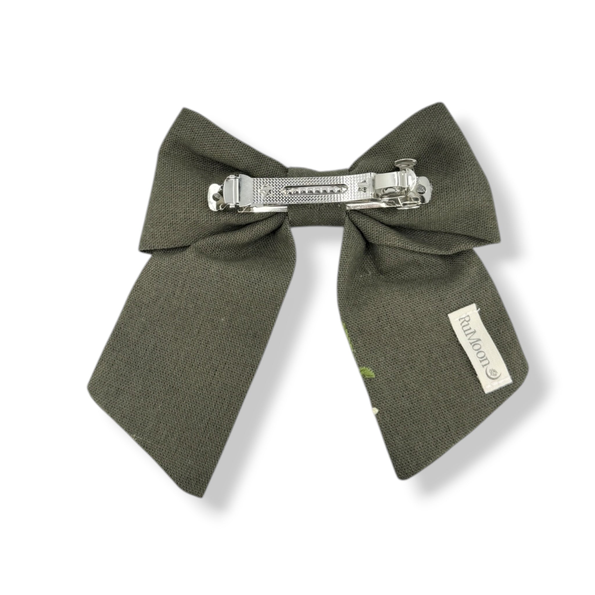 Sunflower Glow Olive Green Hairbow