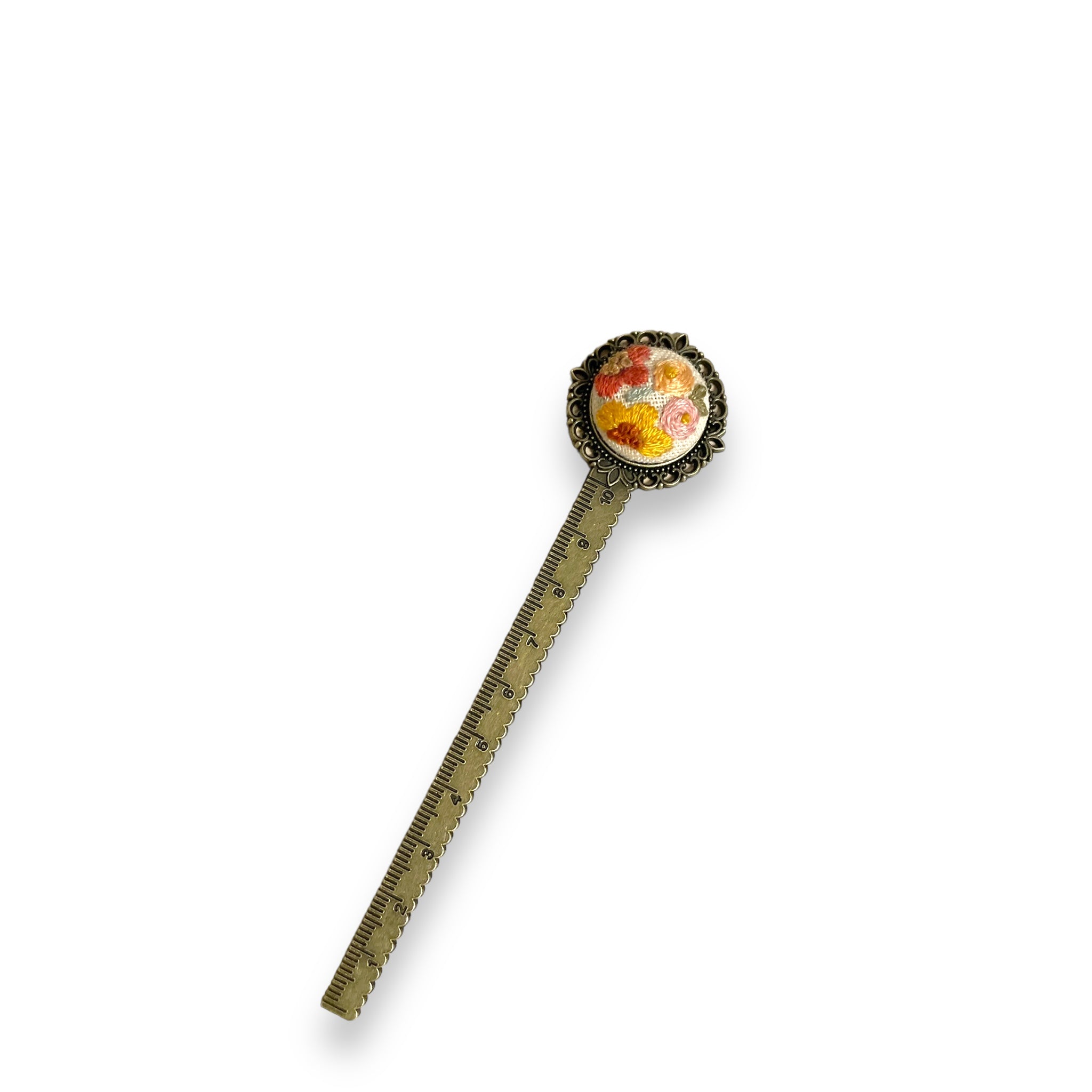 Wildflower Meadow Embroidered Bookmark