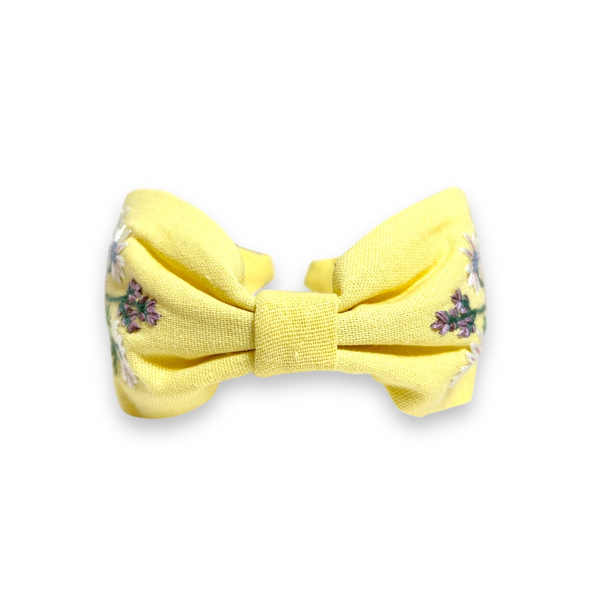 Golden Blossom Mix Embroidered Headband