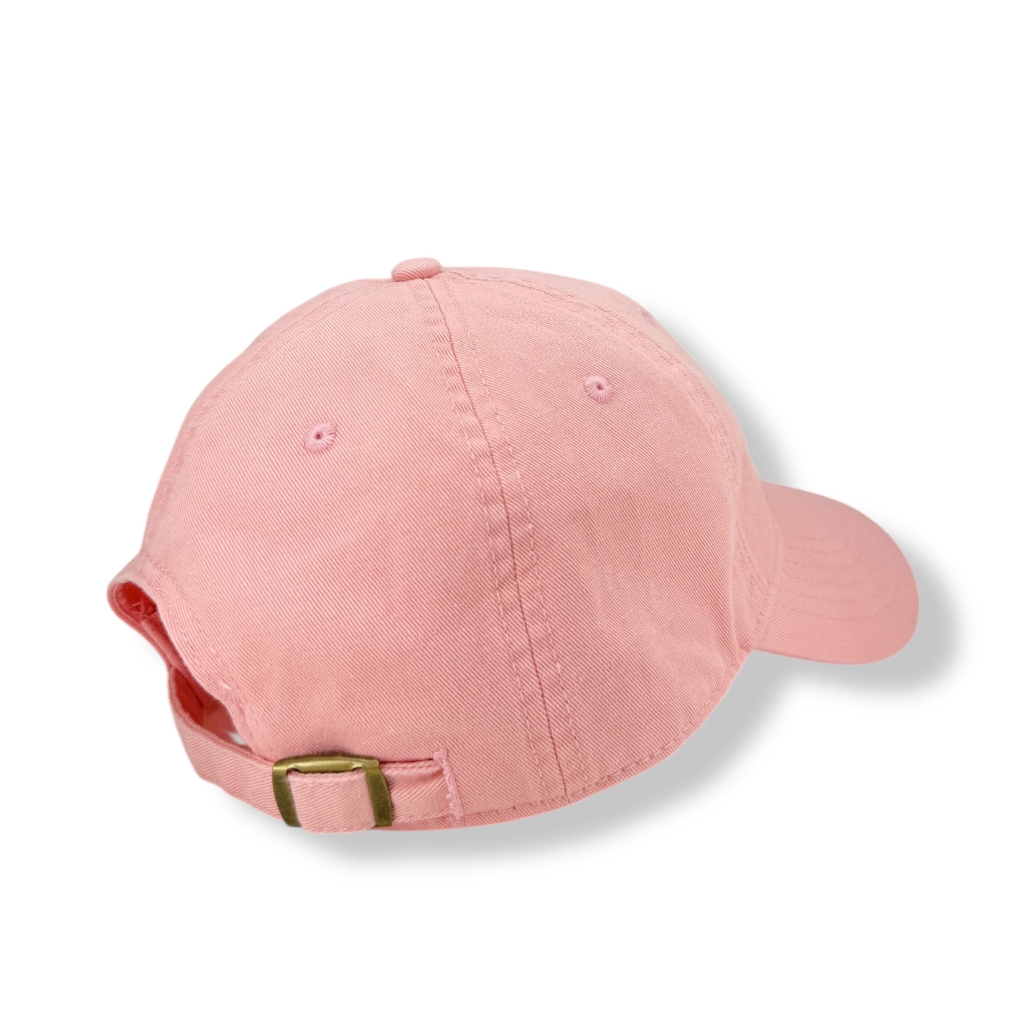 Neon Pink Sweet Flowers Embroidered Cap