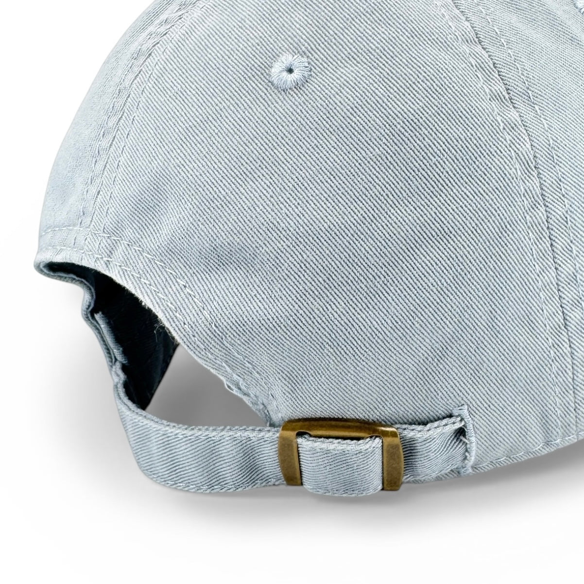 Daisy Lavender Embroidered Pale Sky Blue Cap