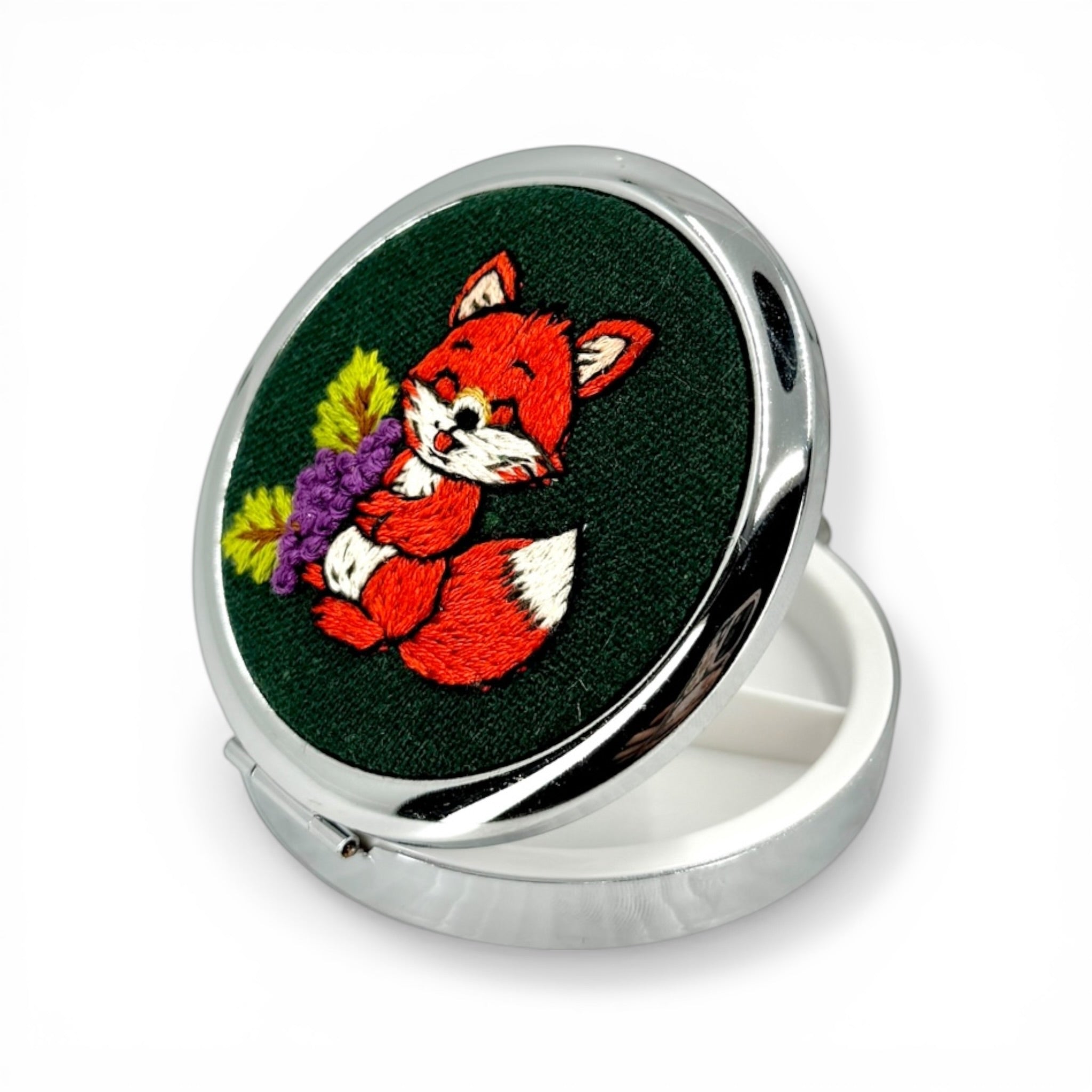 Little Fox Compact Pocket Jewelry Case
