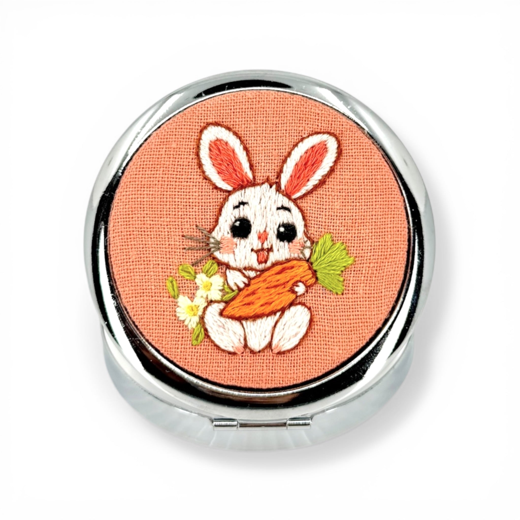 Flower Bunny Compact Pocket Container