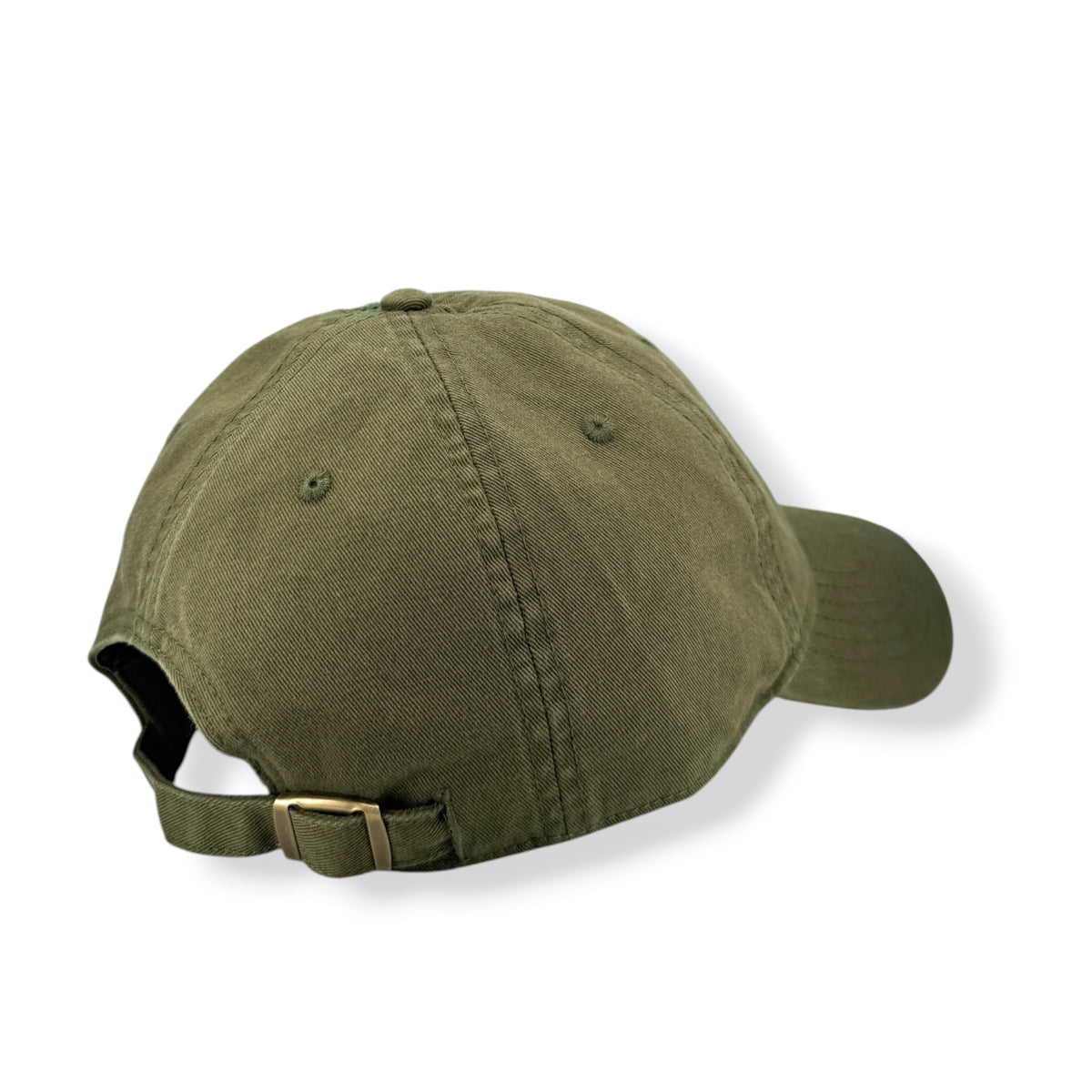 Mountain Trail Embroidered Olive Green Cap