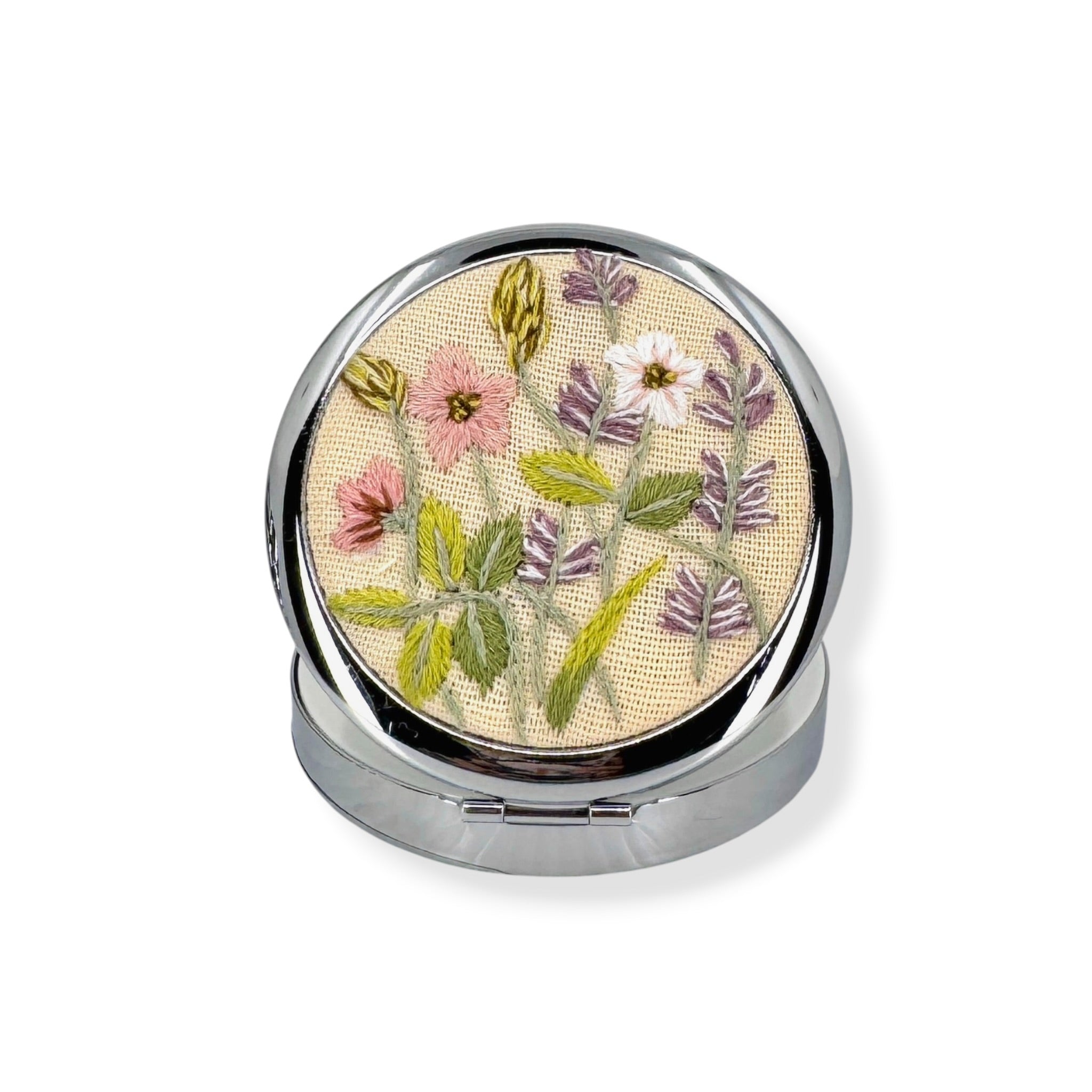 Blush Wildflower Garden Jewelry Case Container