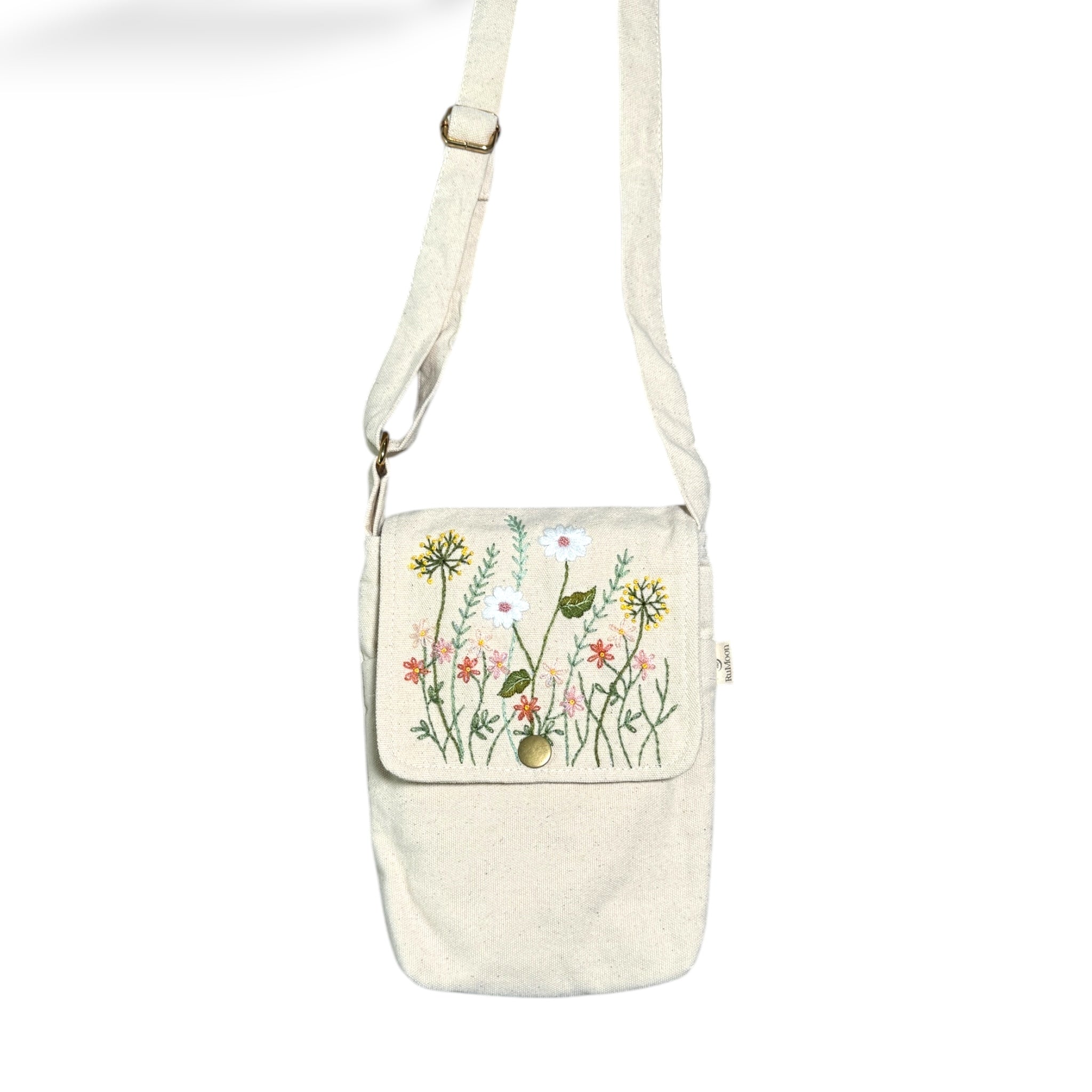 Floral Embroidery Cross Body Bag