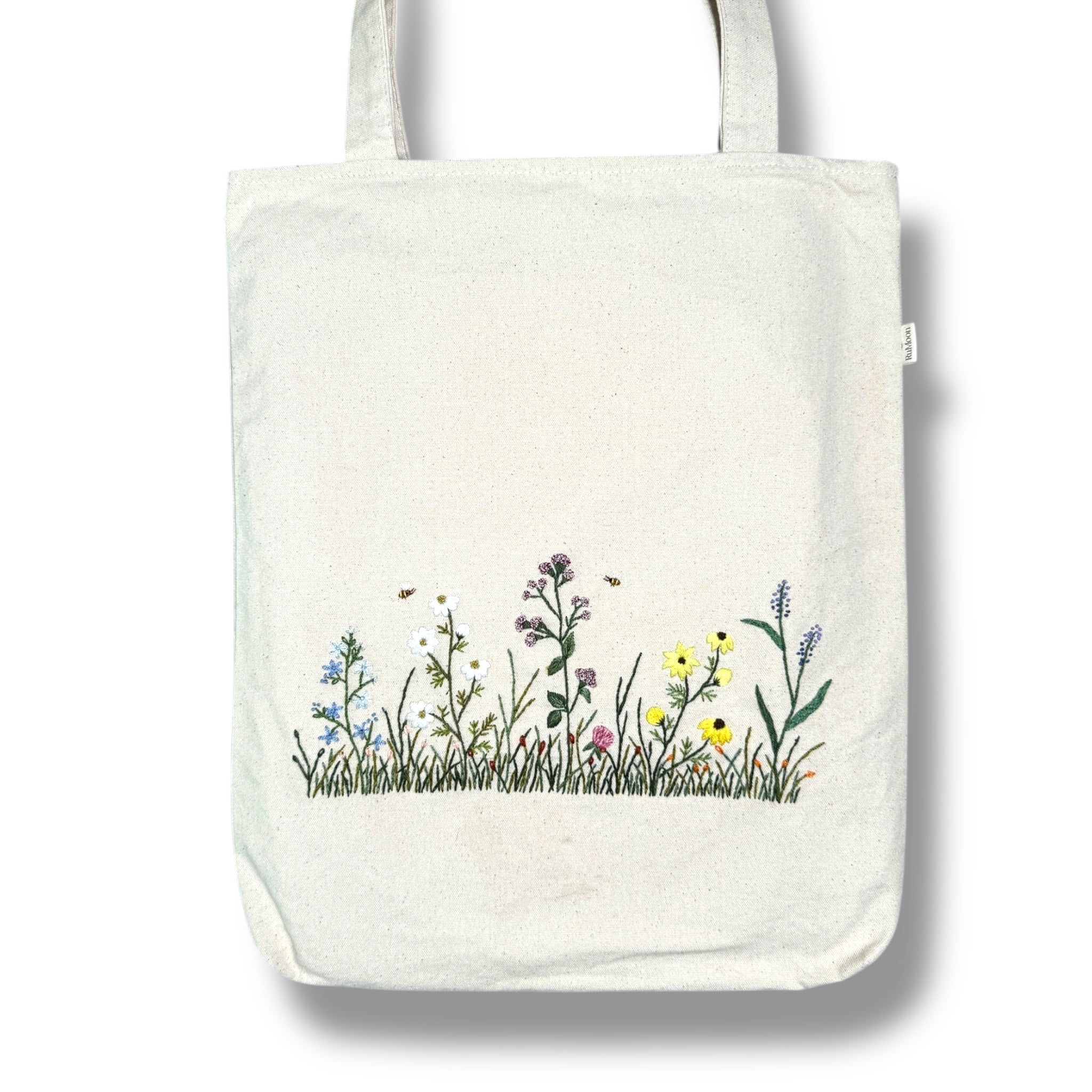 Botanical Garden Embroidery Tote Bag