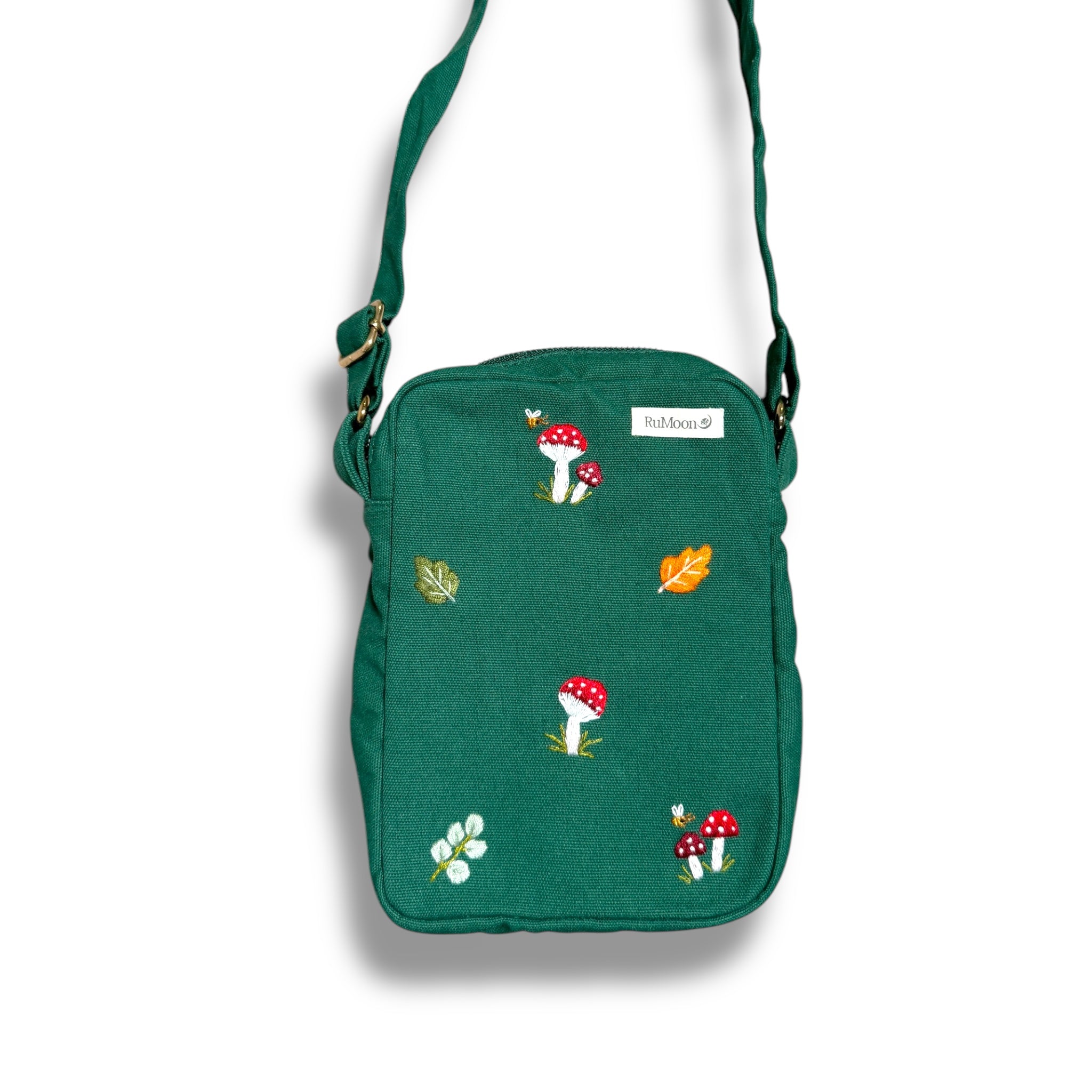 Mushroom Embroidery Cross Body Bag