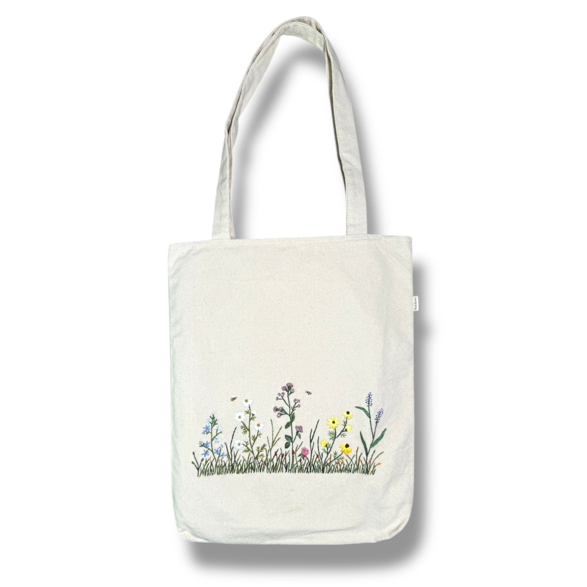 Botanical Garden Embroidery Tote Bag