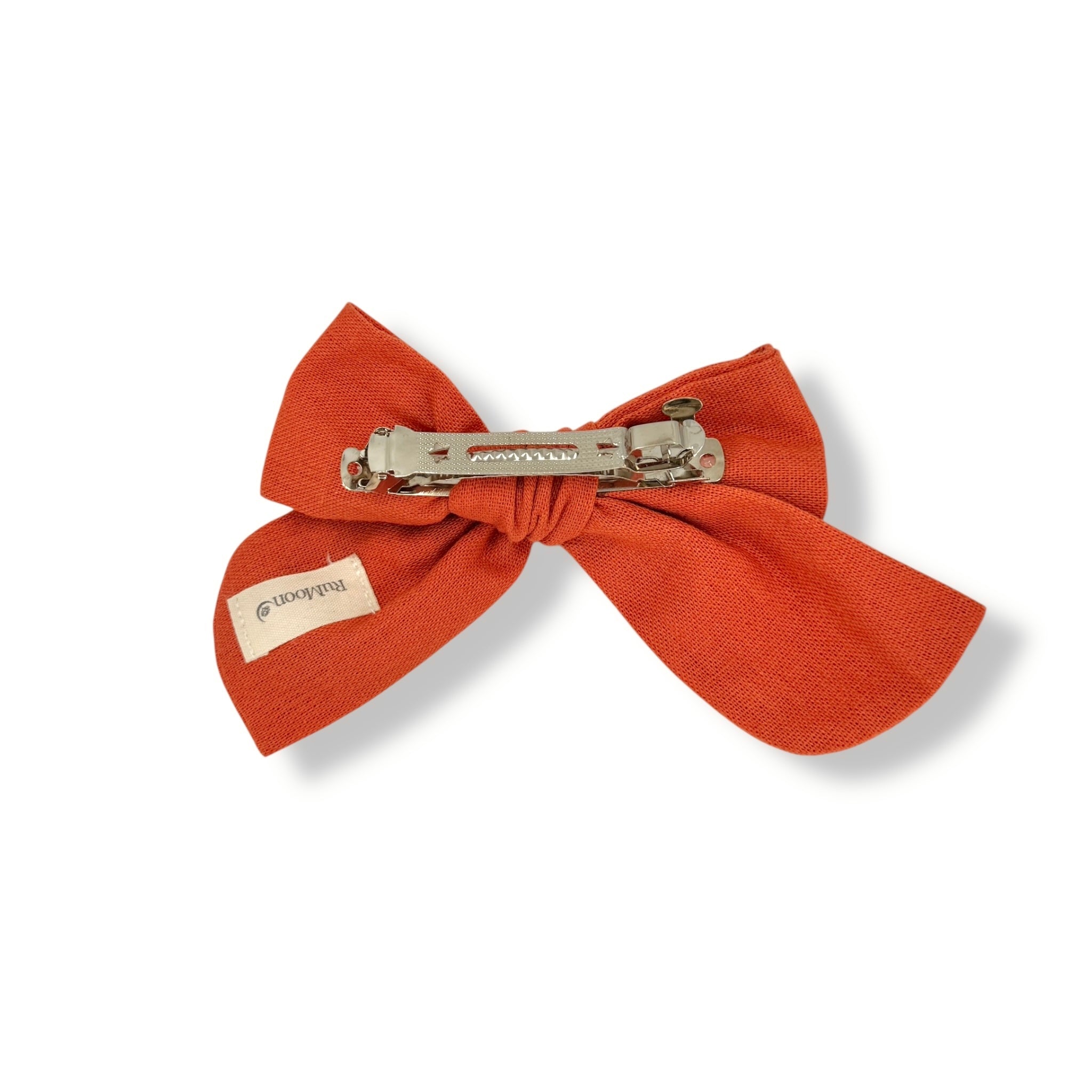 Little White Daisy Hand Embroidery Hair Bow