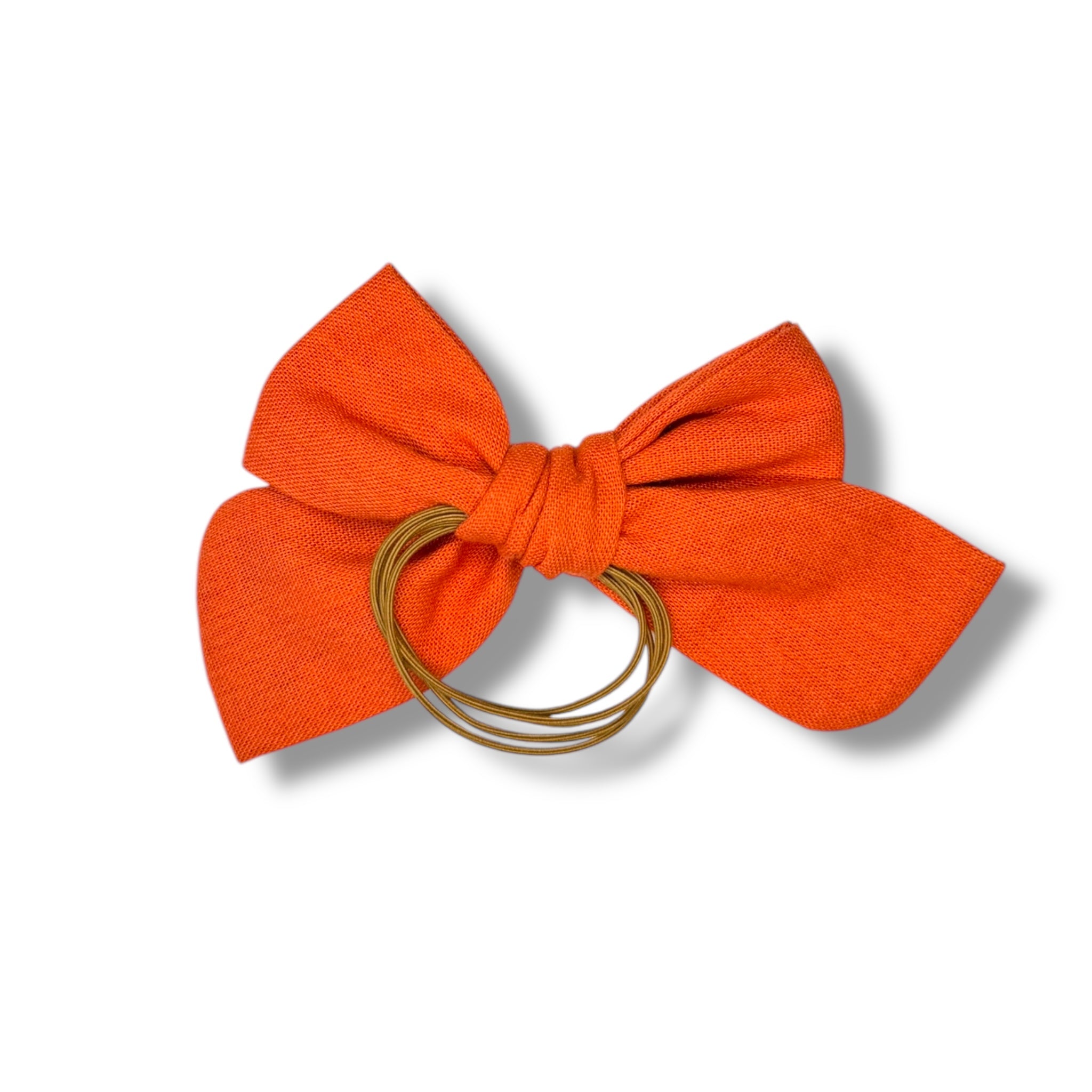 Little White Daisy Hand Embroidery Hair Bow