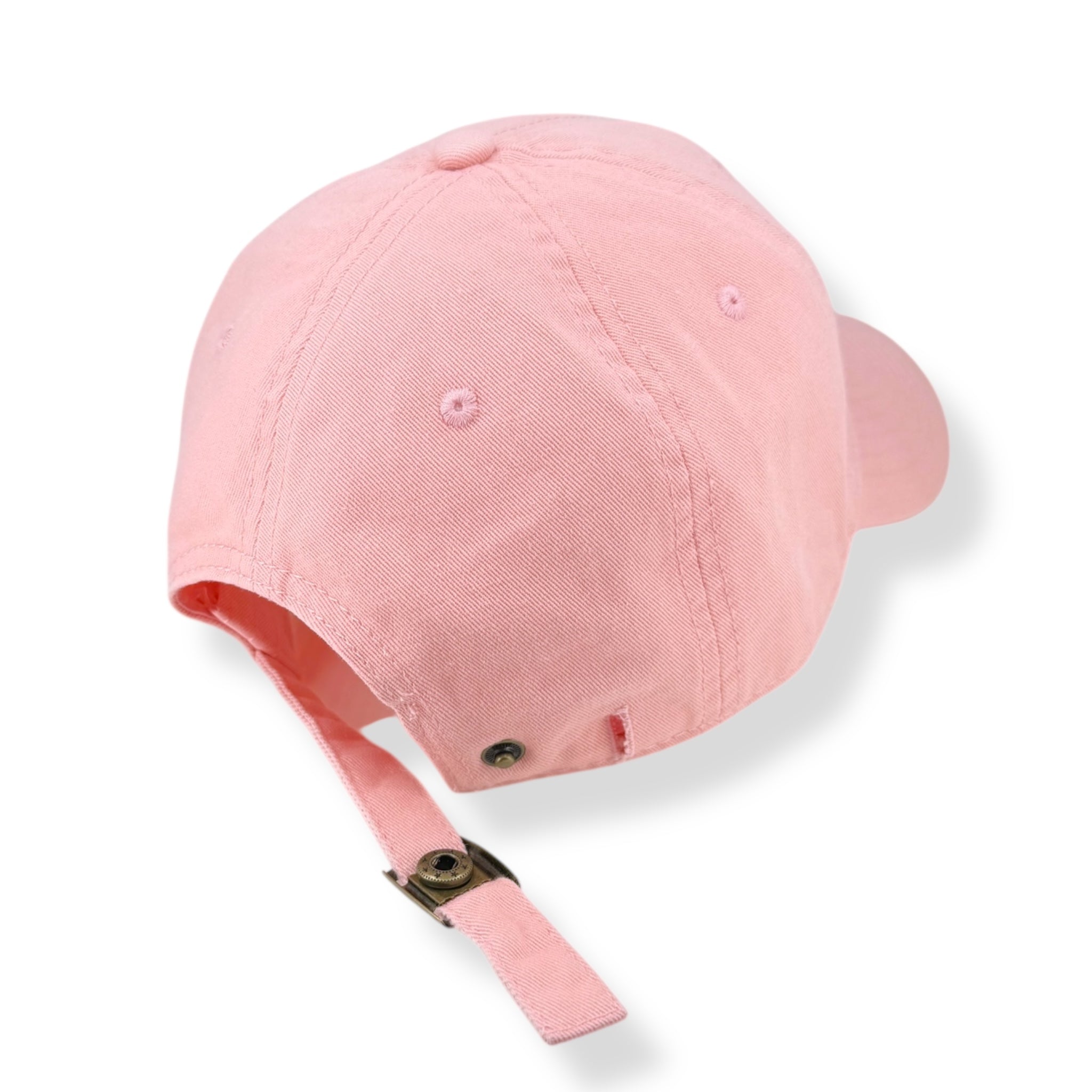 Neon Pink Sweet Flowers Embroidered Cap